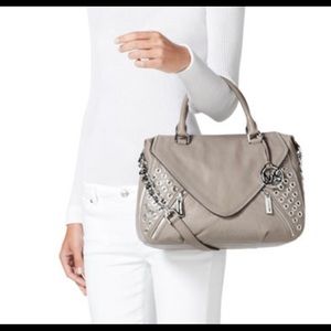 Michael Kors Odette Leather Grommet Satchel